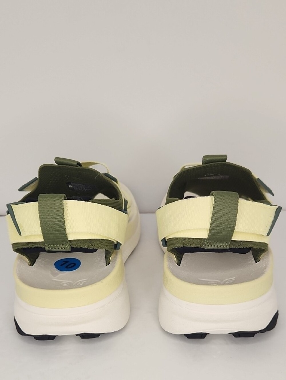 Teva Olive and Pale Yellow Sport Sandals - Picture 5 of 8